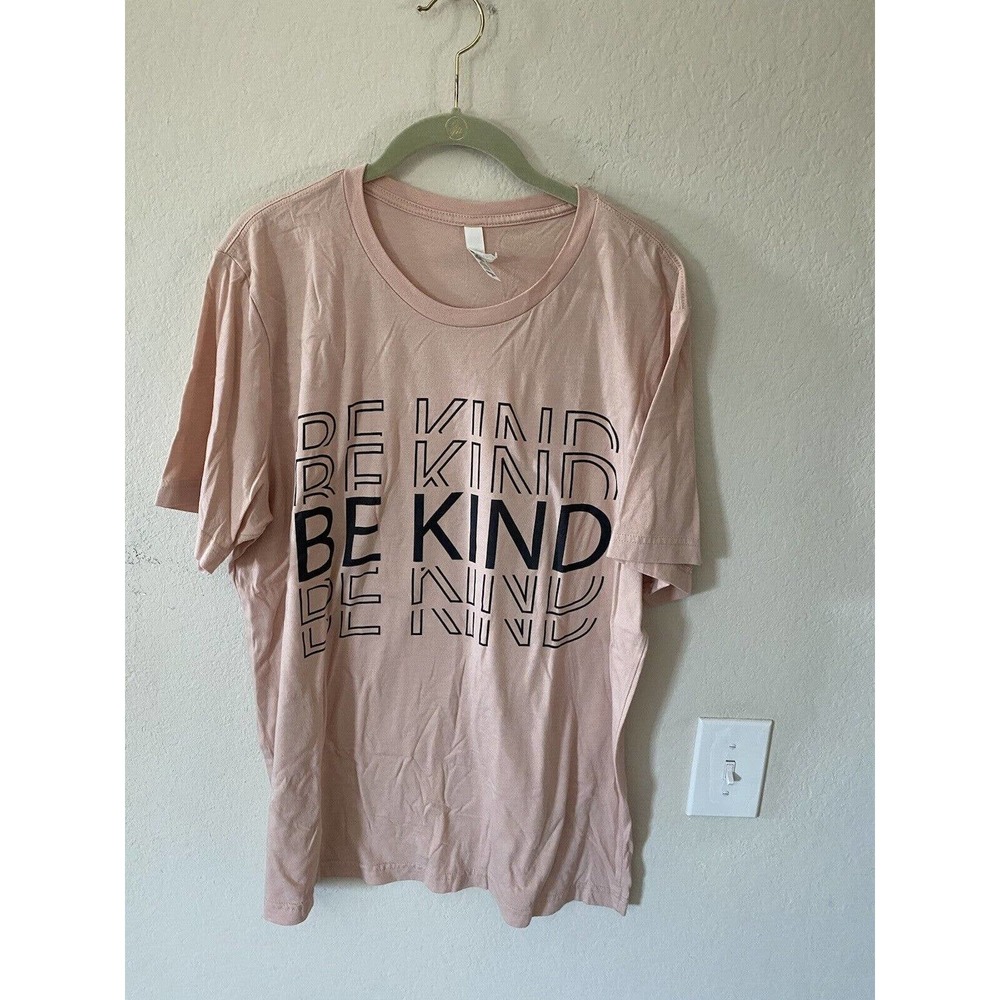 womens canvas be kind tshirt size xl